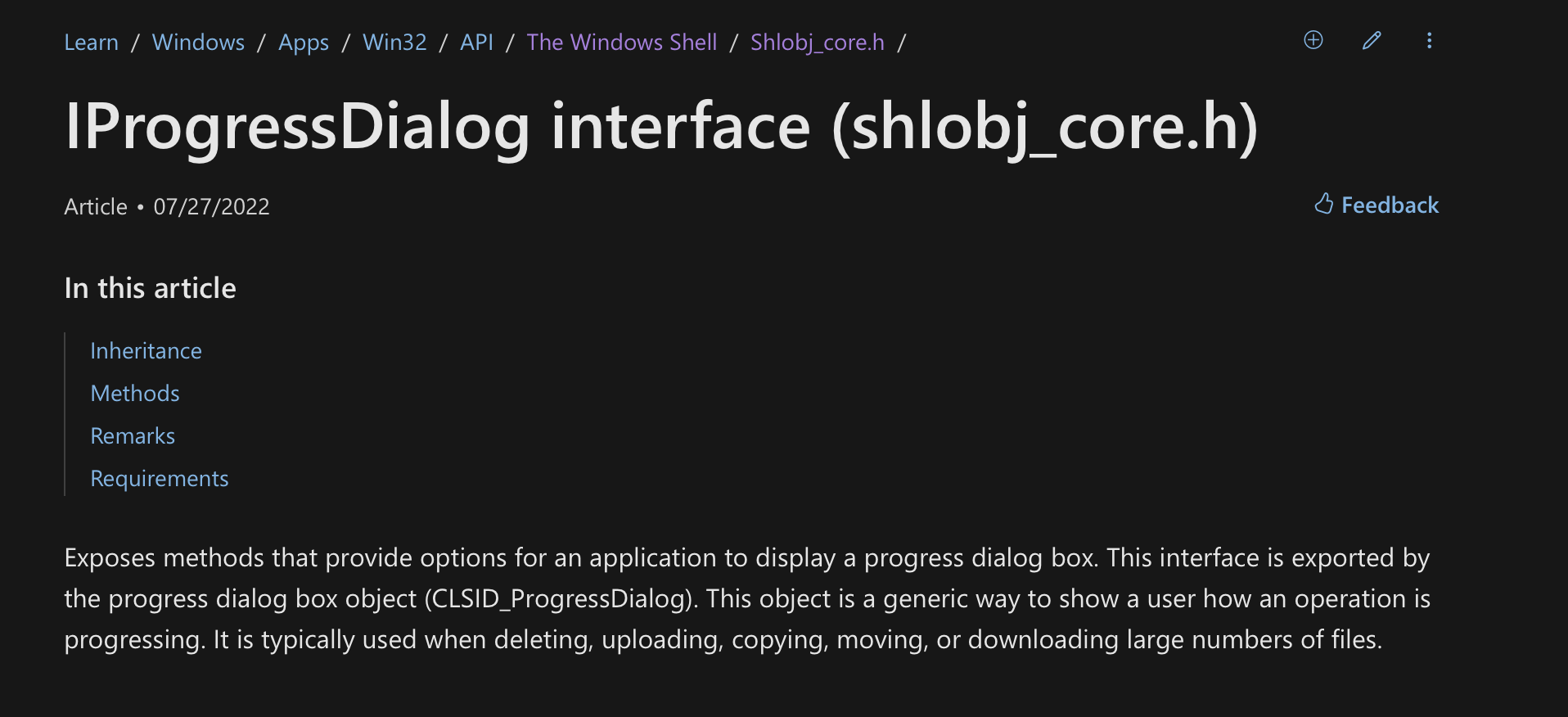 IProgressDialog interface (shlobj_core.h)